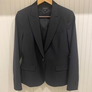 Theory Black Women's Tailored Blazer